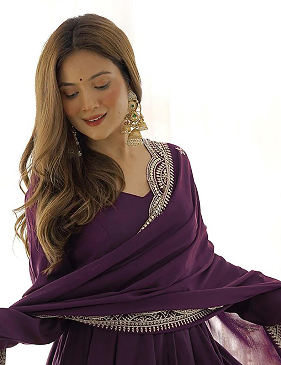 Emerald Grace Embroidered Anarkali Set with Dupatta – Elegant Festive & Wedding Wear - two piece ready-to-wear | SAKHI | PAKISTANI | PUNJABI | SOUTH ASIAN