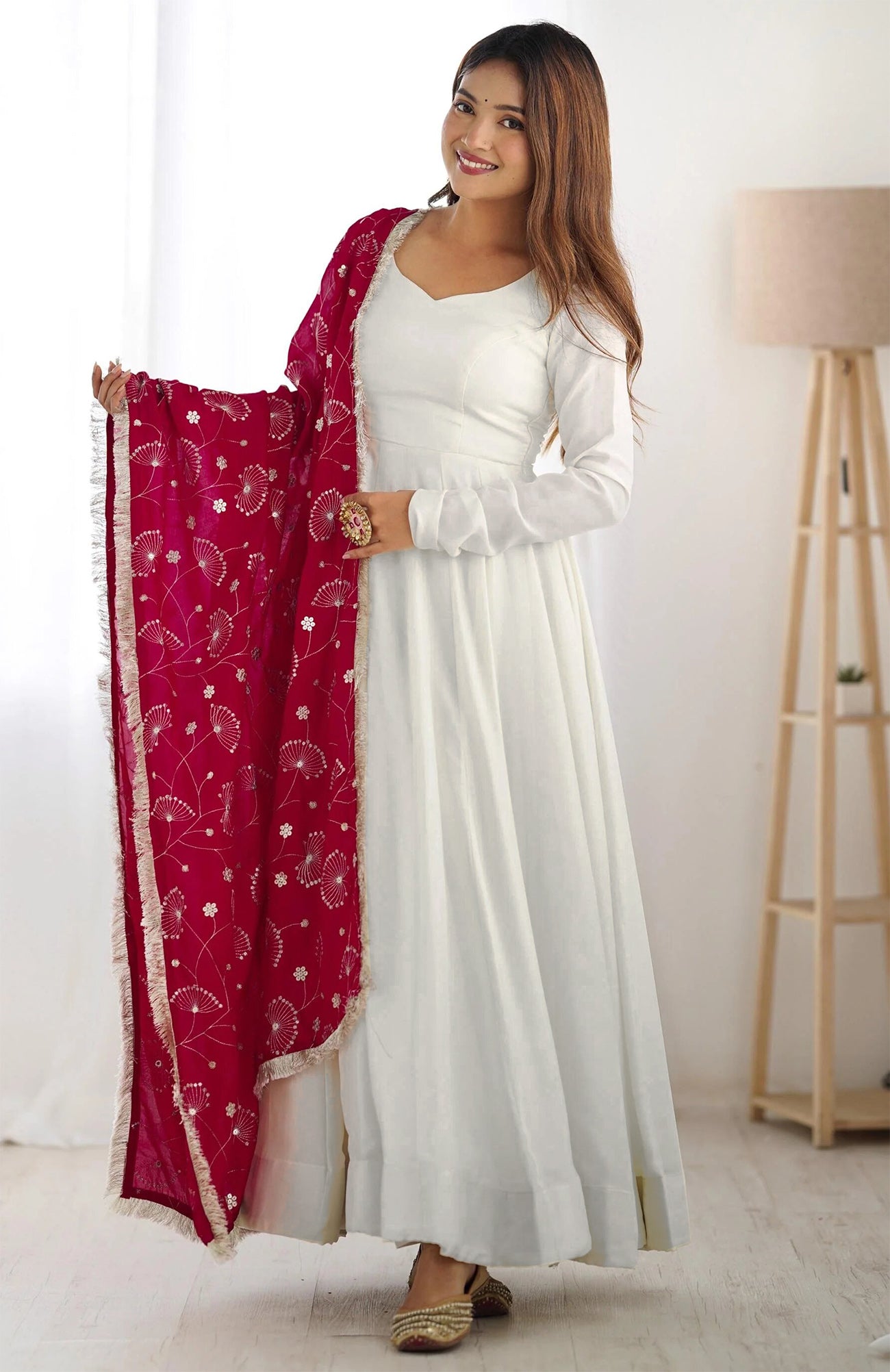 Emerald Grace Embroidered Anarkali Set with Dupatta – Elegant Festive & Wedding Wear - two piece ready-to-wear | SAFARI | PAKISTANI | PUNJABI | SOUTH ASIAN