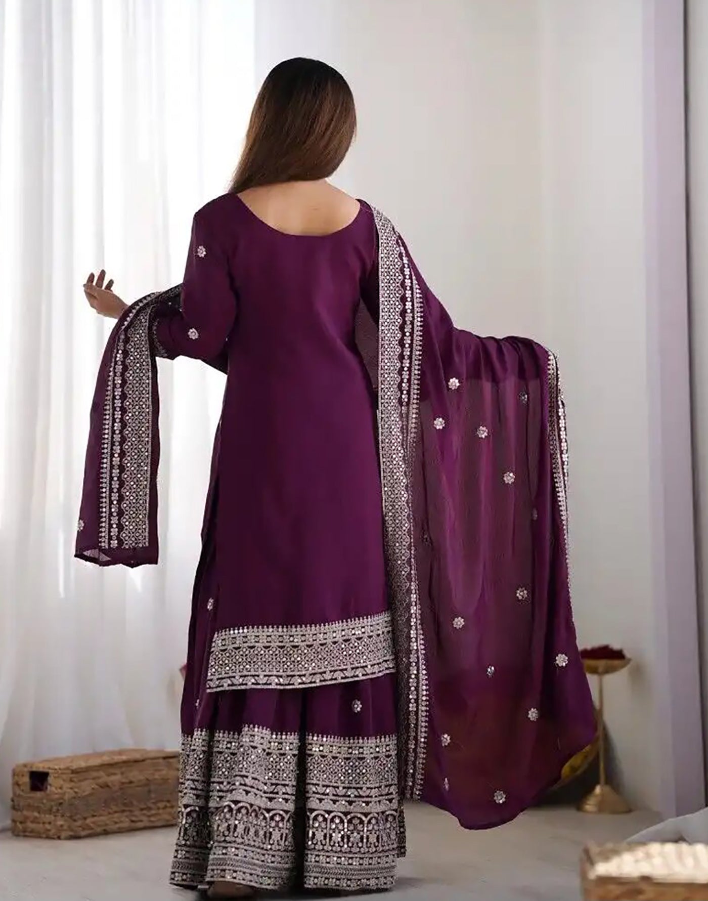 designer made luxury Pakistani suit for womenswear - 3 piece ready-to-wear | AMRUTAM | PAKISTANI | PUNJABI | SOUTH ASIAN