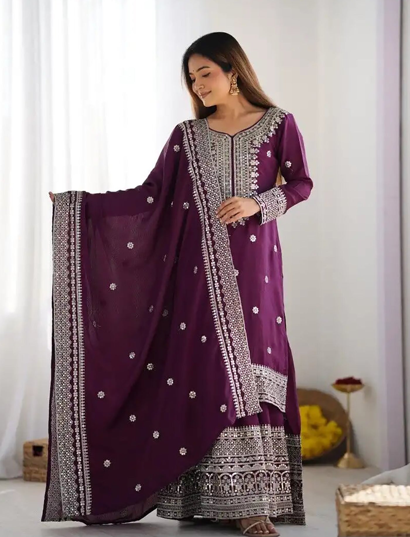 designer made luxury Pakistani suit for womenswear - 3 piece ready-to-wear | AMRUTAM | PAKISTANI | PUNJABI | SOUTH ASIAN