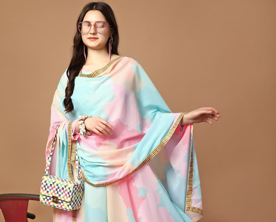 Emerald Grace Embroidered Anarkali Set with Dupatta – Elegant Festive & Wedding Wear - two piece ready-to-wear | UNITY | PAKISTANI | PUNJABI | SOUTH ASIAN