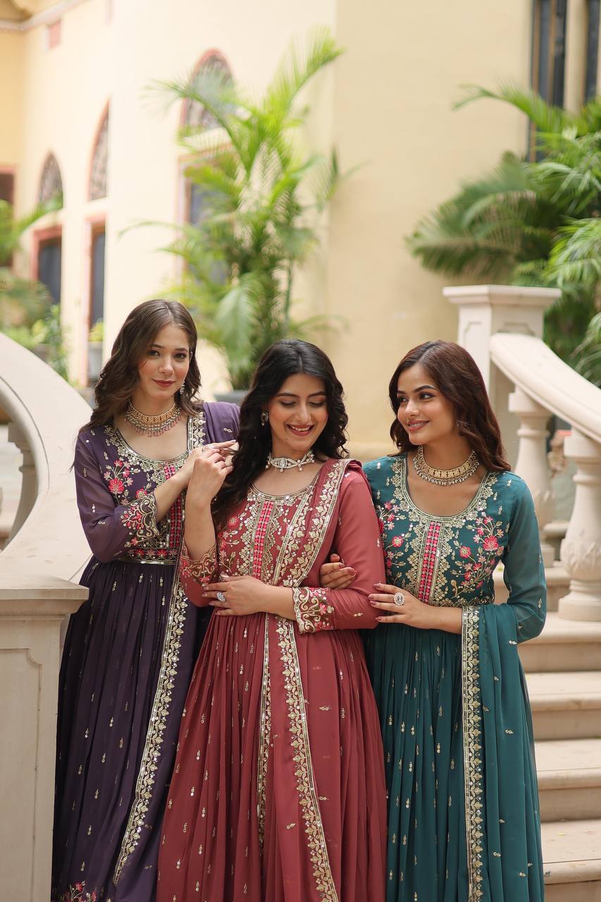 Premium Designer Ready-Made Top Sharara with Dupatta – Women’s Traditional Ethnic Wear - 3 PCS