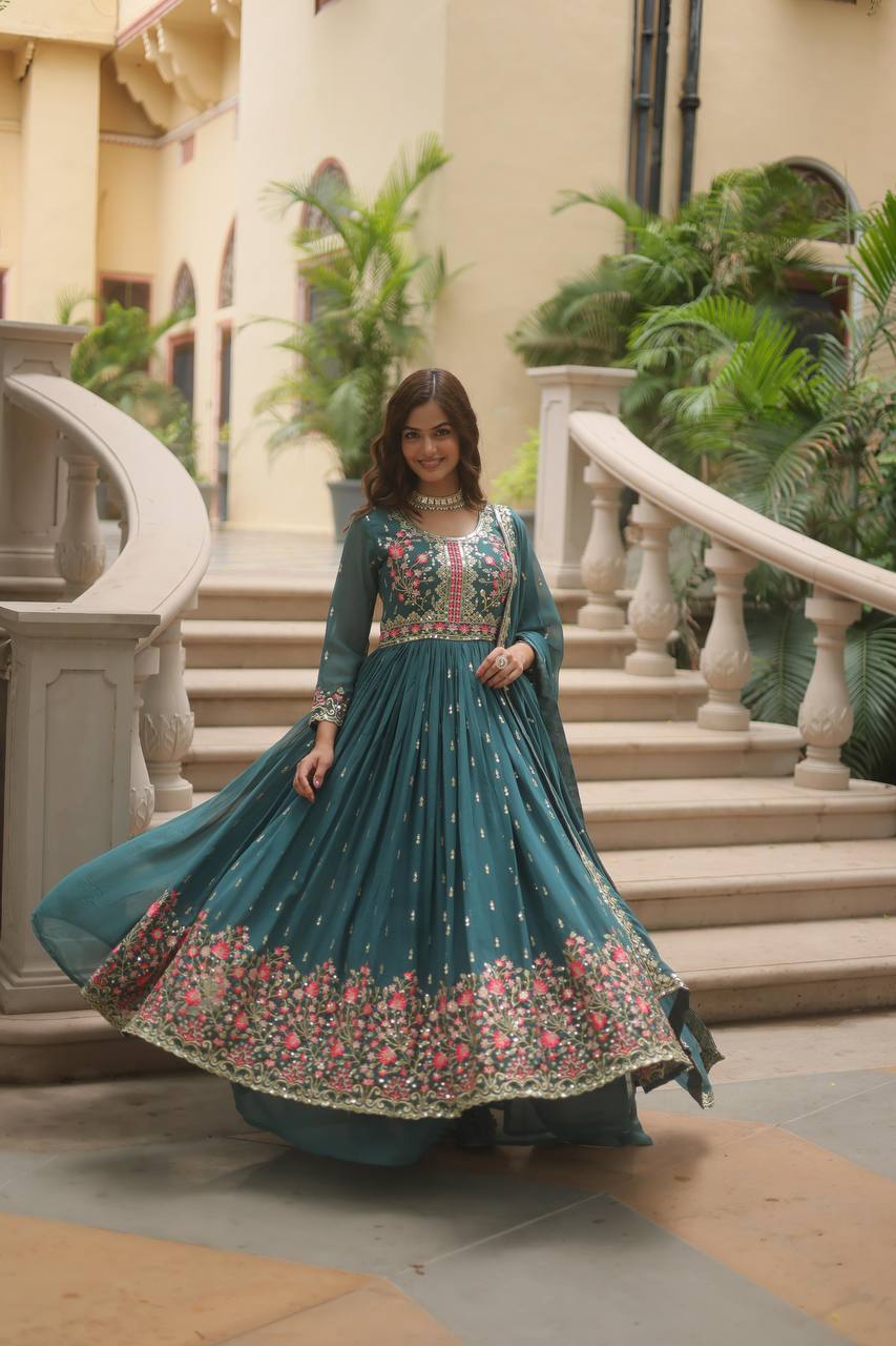Premium Designer Ready-Made Top Sharara with Dupatta – Women’s Traditional Ethnic Wear - 3 PCS