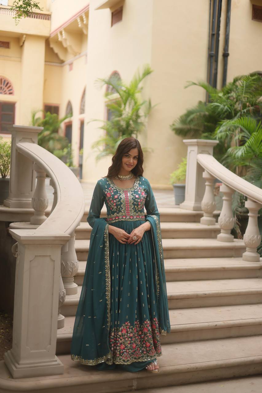Premium Designer Ready-Made Top Sharara with Dupatta – Women’s Traditional Ethnic Wear - 3 PCS